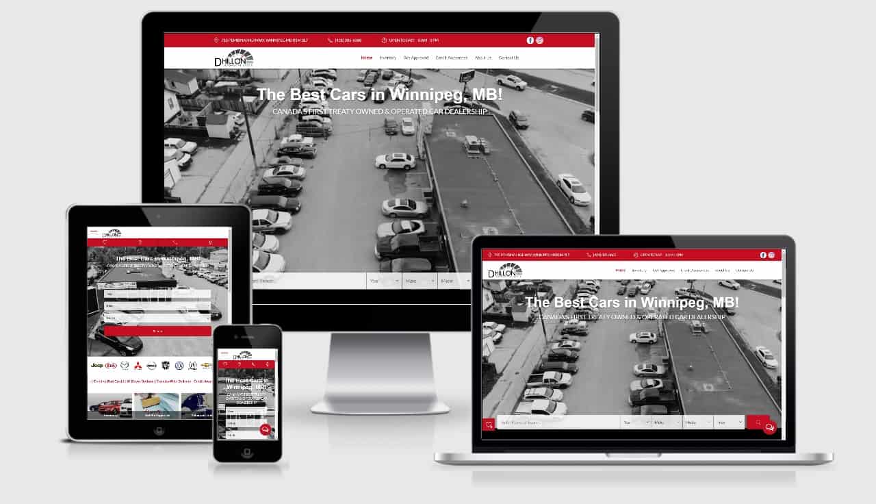 Brand New & Fully Integrated Website for Dhillon Automotive Group Rolled Out!